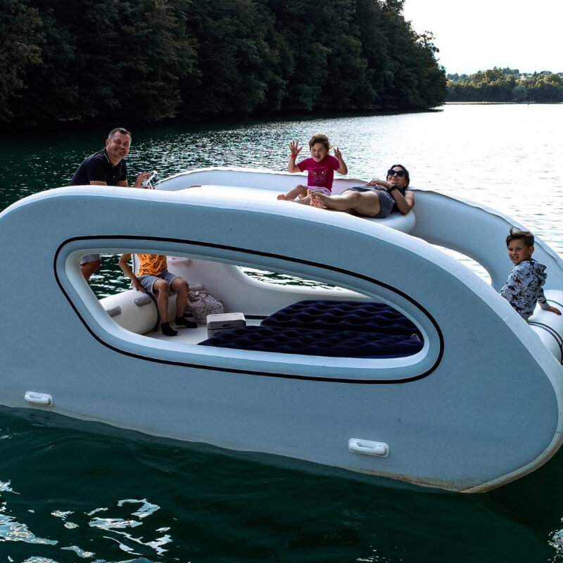 Kompas Boats Łódź Ponton ELECTRICAT 450 + silnik ePropulsion Spirit Demo 2025.