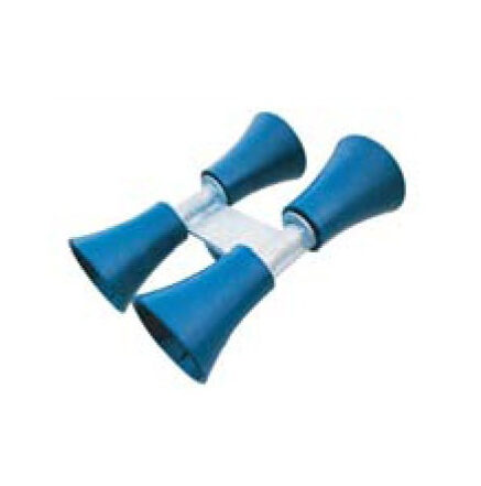 Podpora z rolkami tulipanowymi podwójna 1szt.