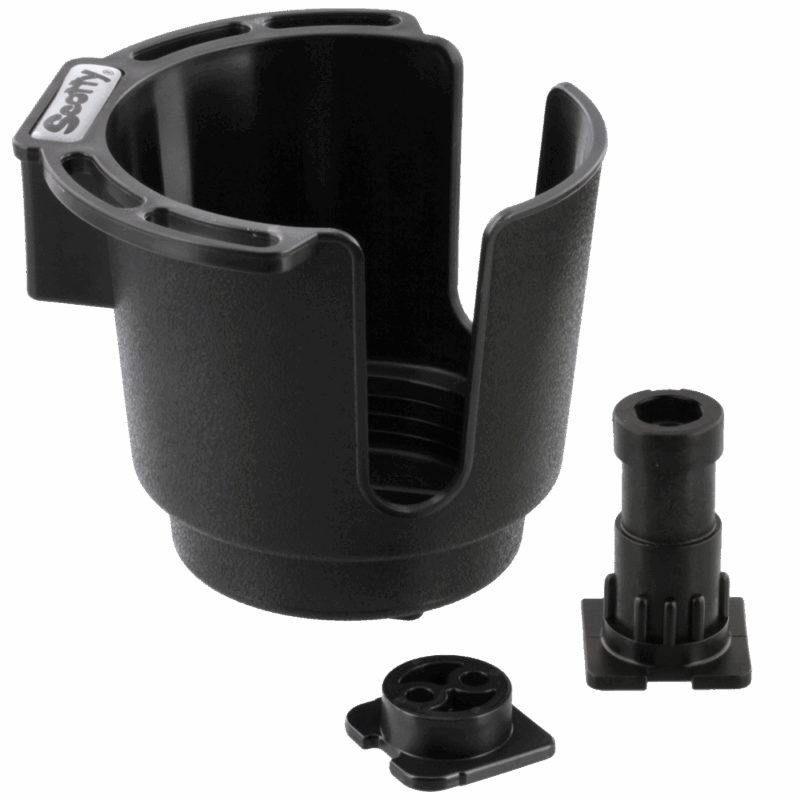 Uchwyt na napoje z przyciskiem i mocowaniem na trzpień Scotty 311