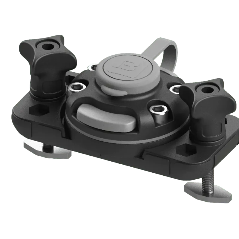 System montażowy BORIKA FASTen FFr222 czarny do mocowania akcesoriów do profilu z rowkiem teowym