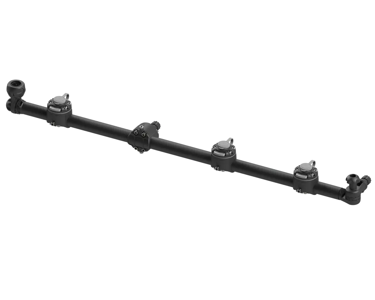 BORIKA FASTen BBr900 - Reling do łodzi typu Belly Boat czarny