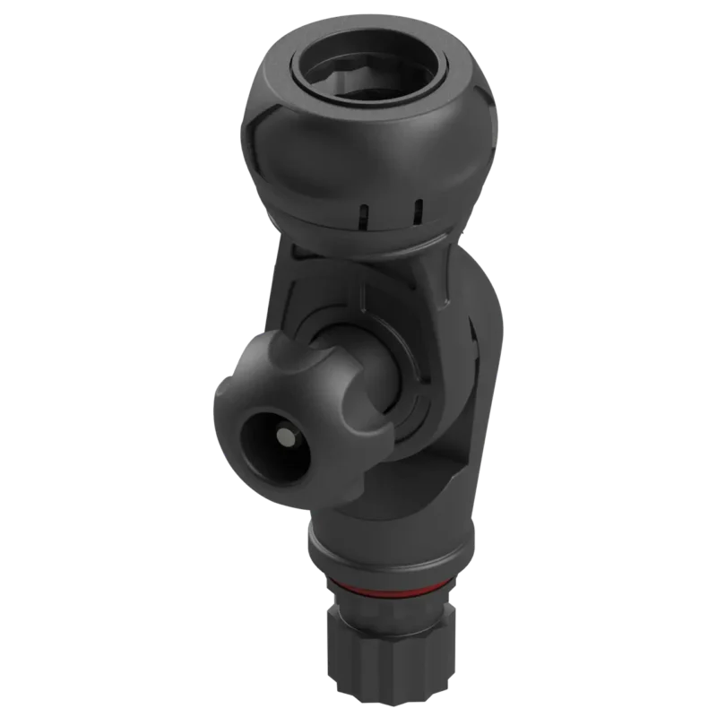 Zamek akcesoryjny BORIKA FASTen FAv210 czarno-szary z adapterem obrotowo-uchylnym