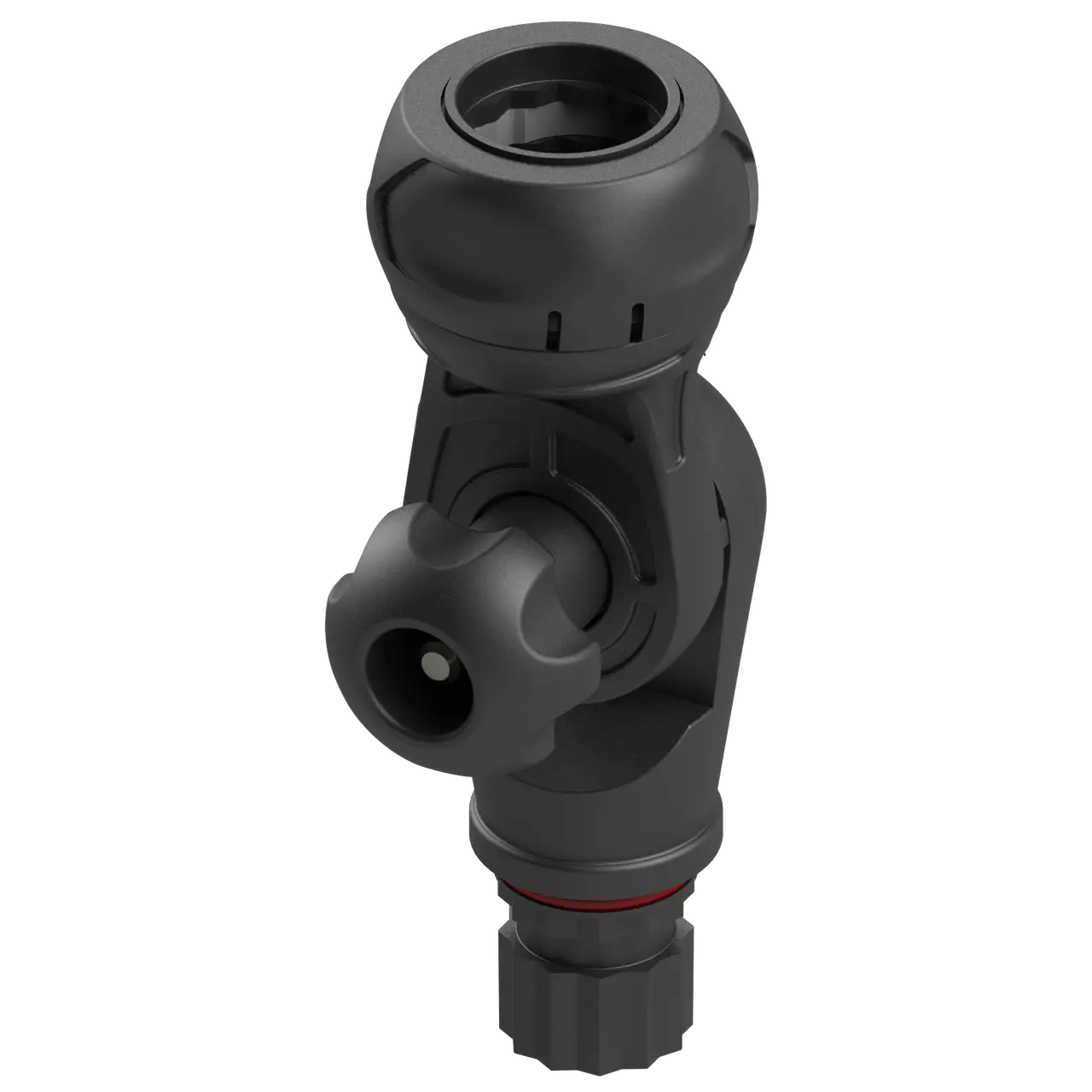 Zamek akcesoryjny BORIKA FASTen FAv210 czarno-szary z adapterem obrotowo-uchylnym