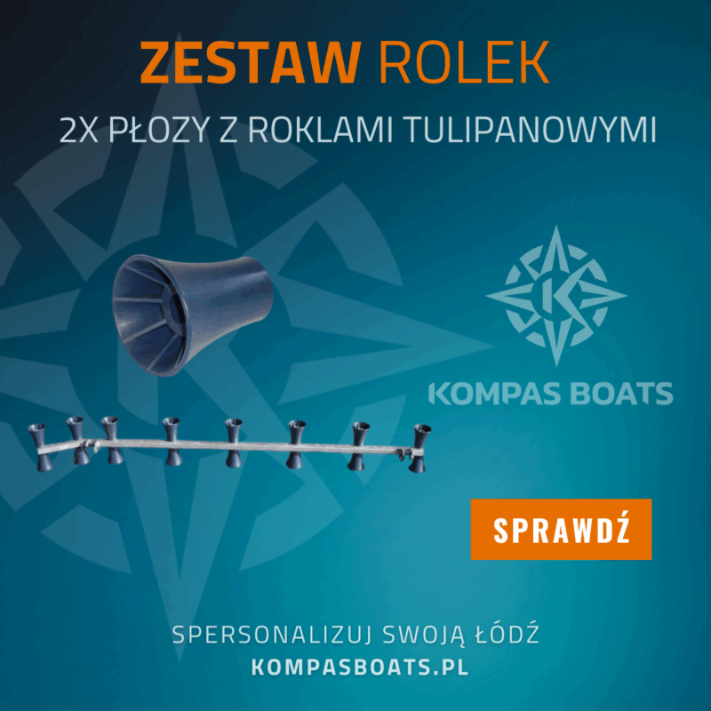 Zestaw podpór do łodzi pontonowych 360–430cm