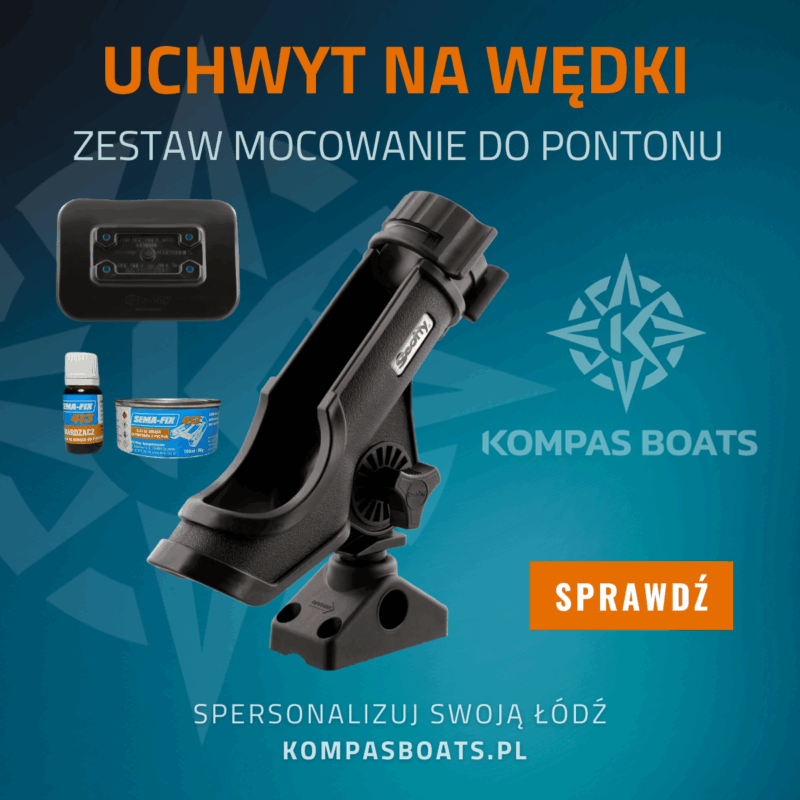 Zestaw Uchwyt na wędkę PowerLock Scotty 230 mocowanie do pontonu