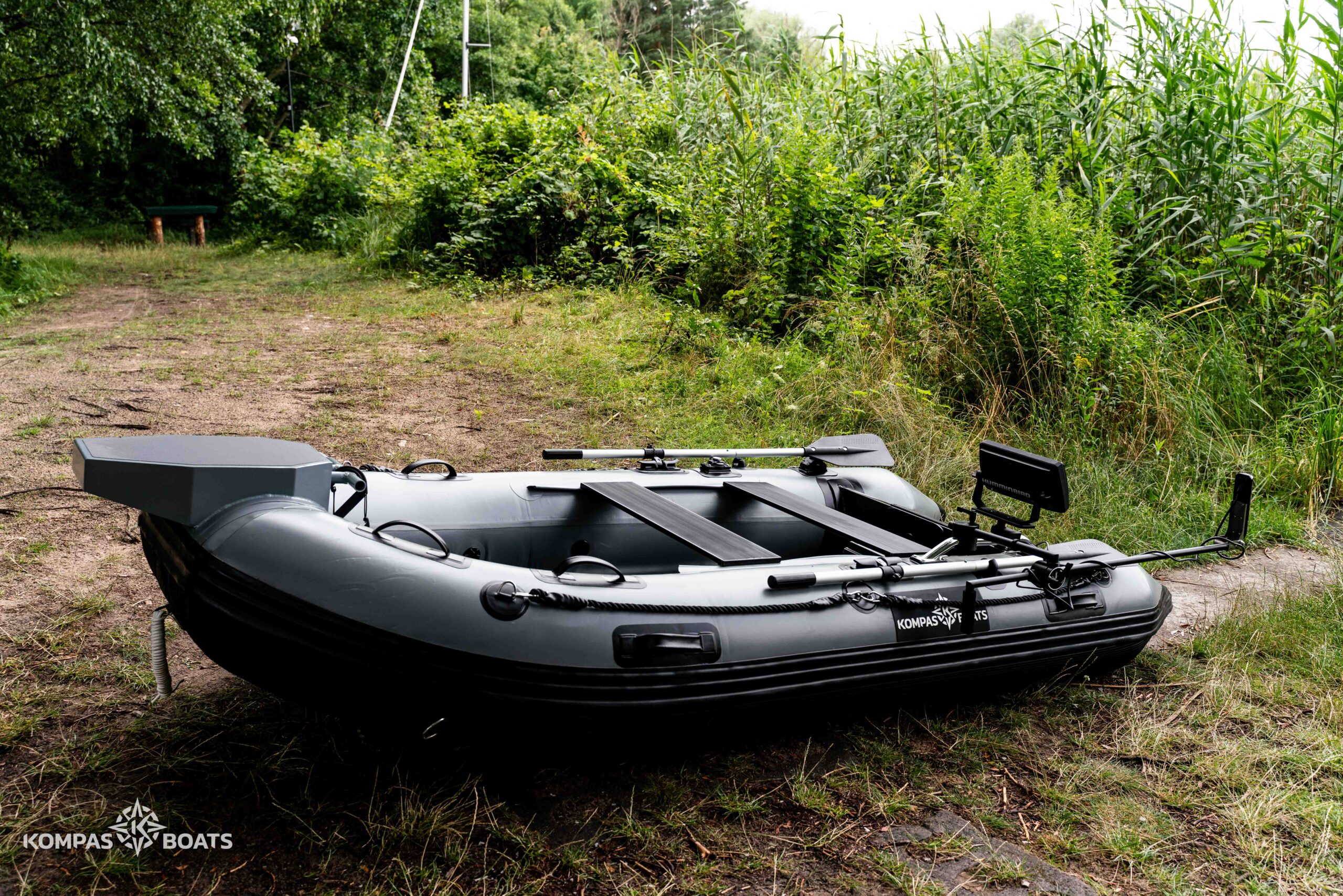 Ponton wędkarski KBF320p + platforma pod silnik dziobowy + EVA - obrazek 2