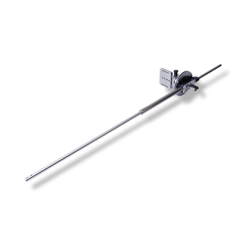 Sztyca przetwornika KED Flex 2.0 SW ze stali nierdzewnej V4A z mechanizmem składania na pokład.