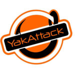 Yakattack logo marki z akcesoriami do łodzi wędkarskich