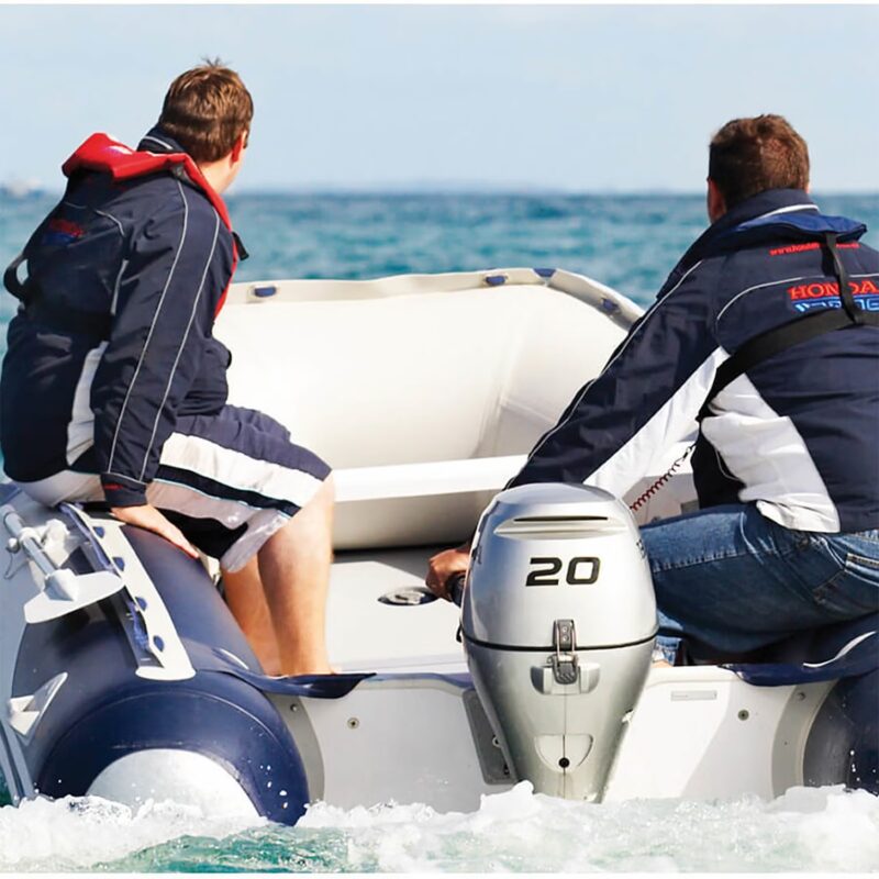Silniki Zaburtowe Honda BF 20 DK2 SHU / LHU na pontonie