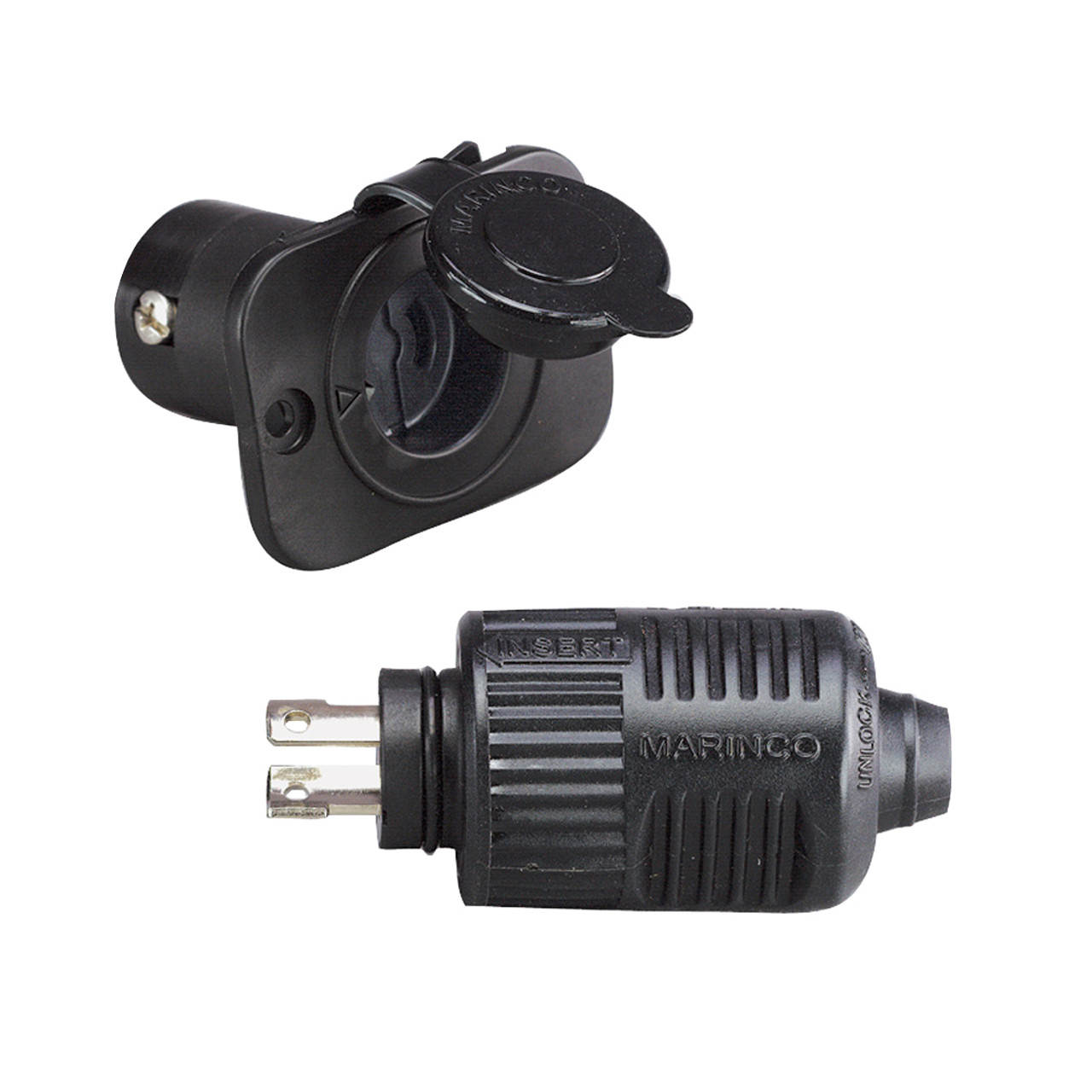 Marinco Connect Pro Combo: Wtyk i Gniazdo 2-Wire (12V-48V)