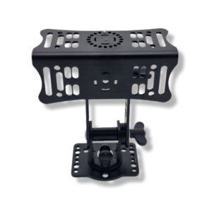 Uchwyt do dużej Echosondy 9/10/12 cali na którym można zamontować dwa plotery KED All Black