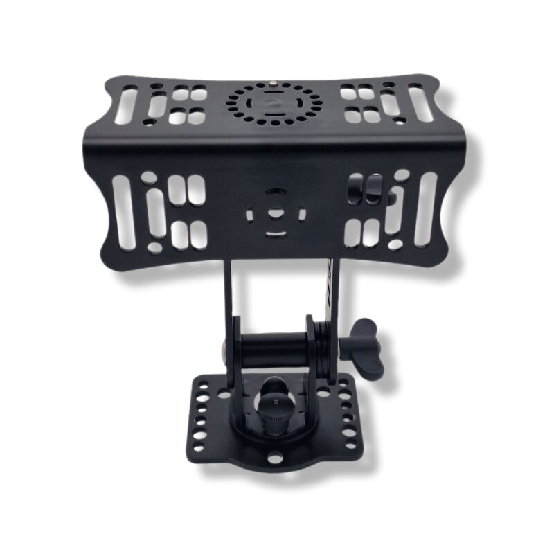 Uchwyt do dużej Echosondy 9/10/12 cali na którym można zamontować dwa plotery KED All Black