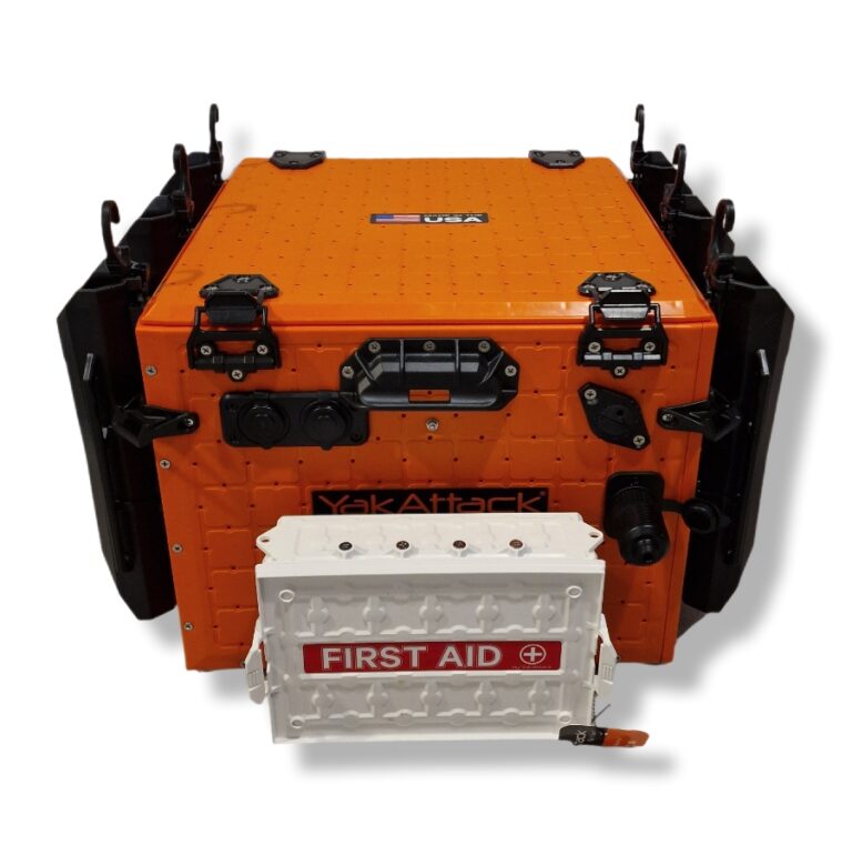 Profesjonalna skrzynka zasilania na kajak i ponton czy łódź wędkarską