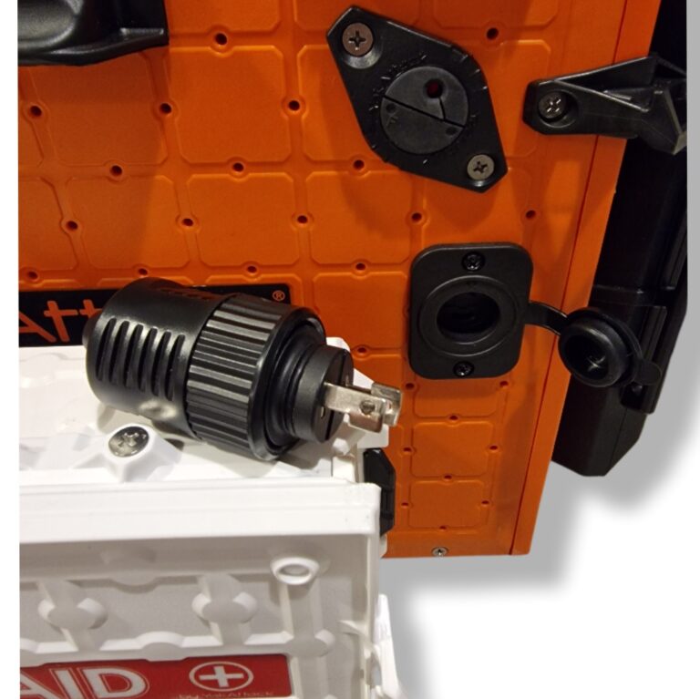 Przelot kablowy YakAttack GridLoc Through Hull Wiring Kit do wyprowadzenia kabla przetwornika echosondy bez wiercenia