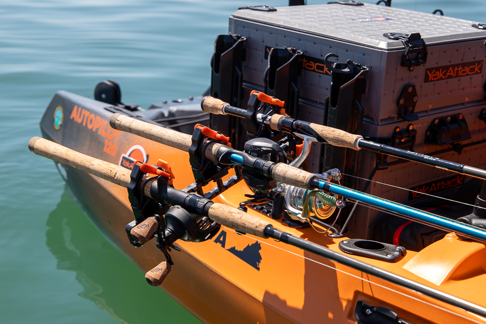 YakAttack SideStage Pro Rod Rack 12RHM-1007- Modułowy Stojak na Wędki (6 FlipGrips)