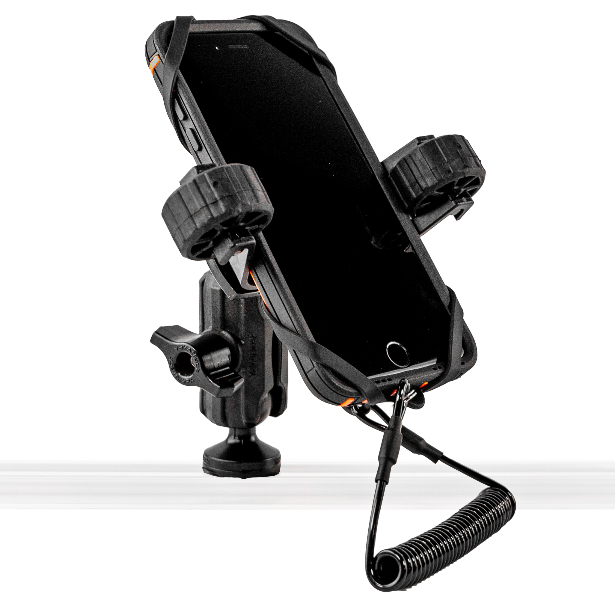YakAttack RotoGrip Phone Holder - Uchwyt na Telefon z Głowicą 1" Screwball