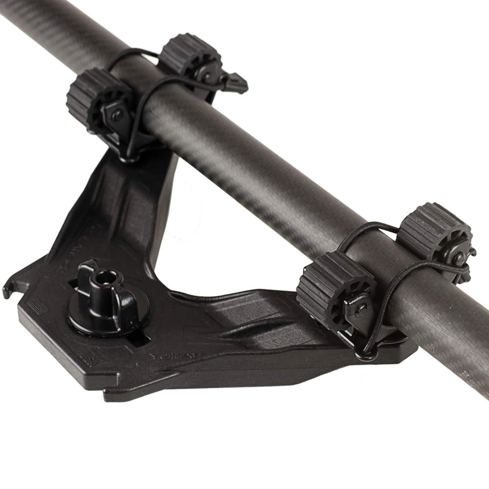 YakAttack DoubleHeader z Dual RotoGrip - Podwójny Uchwyt na Wiosła i Tyczki