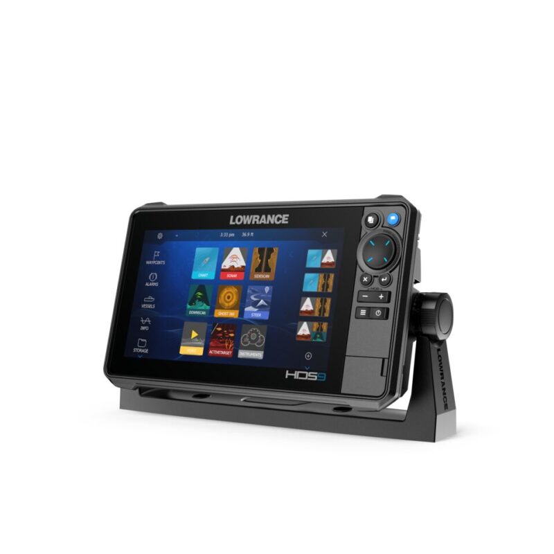 Echosonda Lowrance HDS-9 PRO 9 cali ekran IPS jednostka centralna bez przetwornika ekran startowy