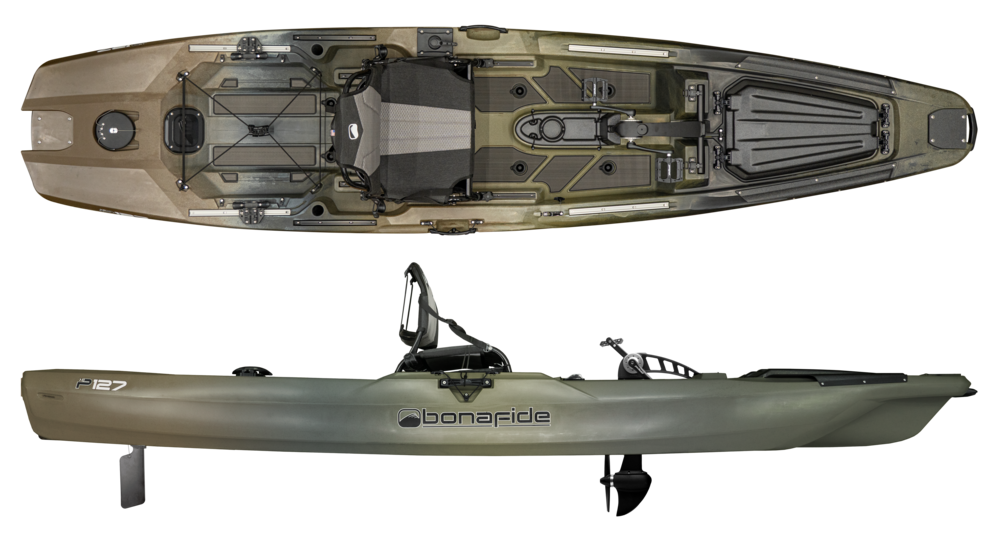 Kajak Wędkarski Bonafide P127 – Pedal