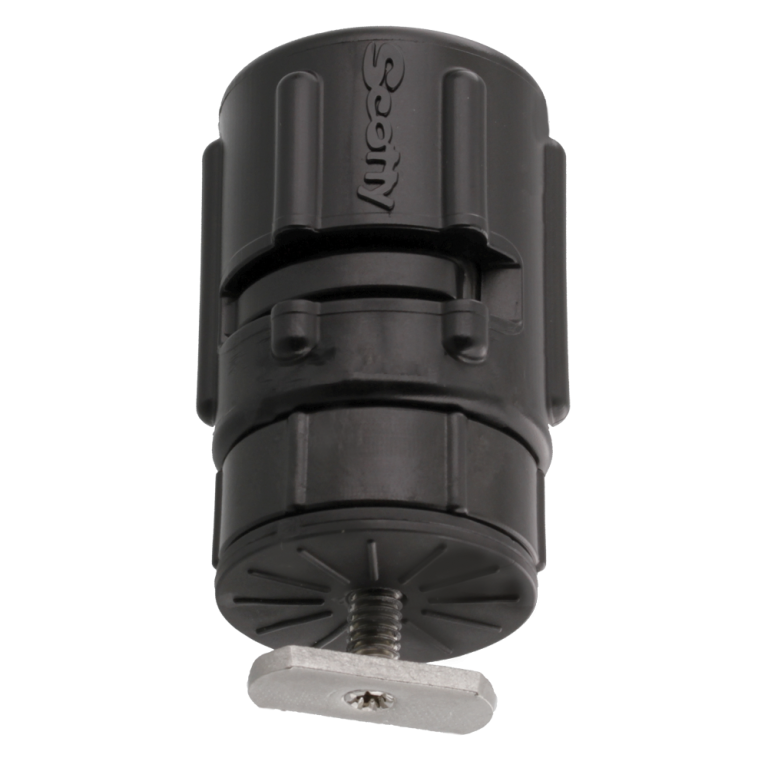 Scotty 438 adapter Gear Head do szyny montażowej w kajaku lub łodzi.