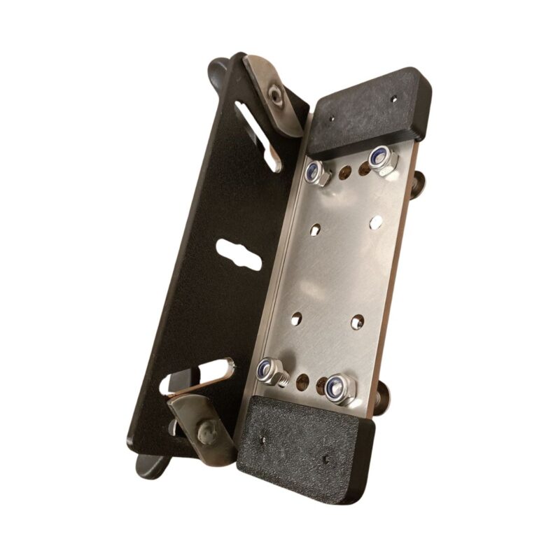 Adapter do montażu sztycy KedFlex na łodziach Alucrest – wykonany ze stali kwasoodpornej V4A