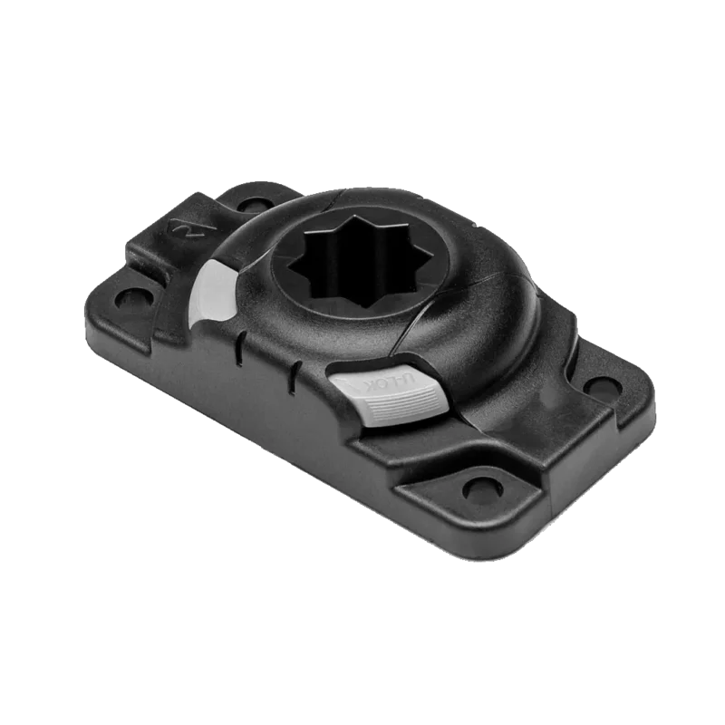 Prostokątne gniazdo montażowe RAILBLAZA StarPort HD Base z uniwersalnym rozstawem śrub - oferta sklepu wędkarskiego Kompas Boats.