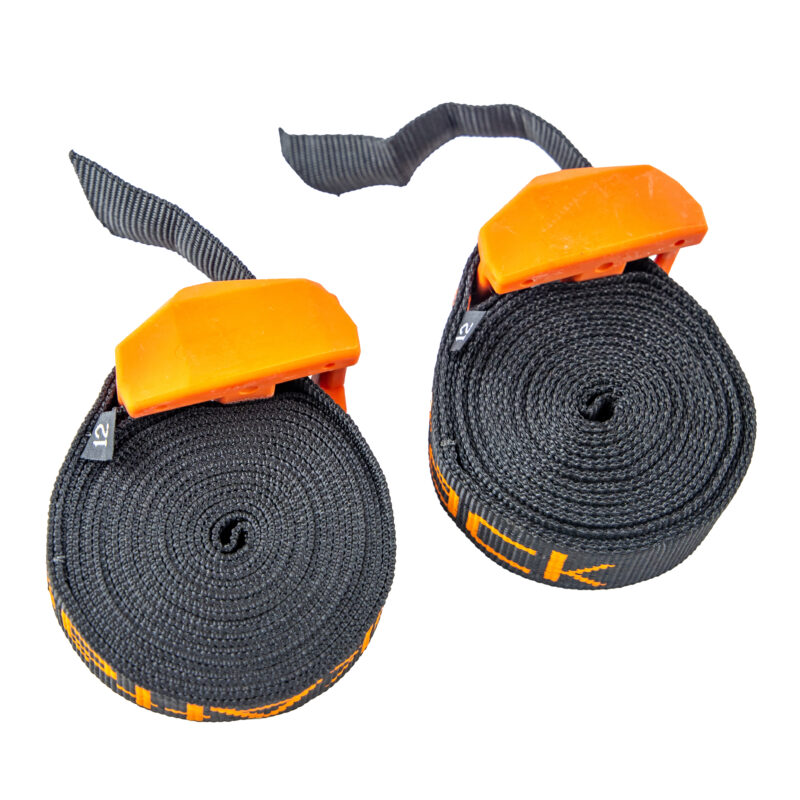 Zestaw dwóch pasów transportowych do kajaka YakAttack Cam Straps 12 stóp YEP-1006-12 z gumową osłoną klamry - oferta Kompas Boats.