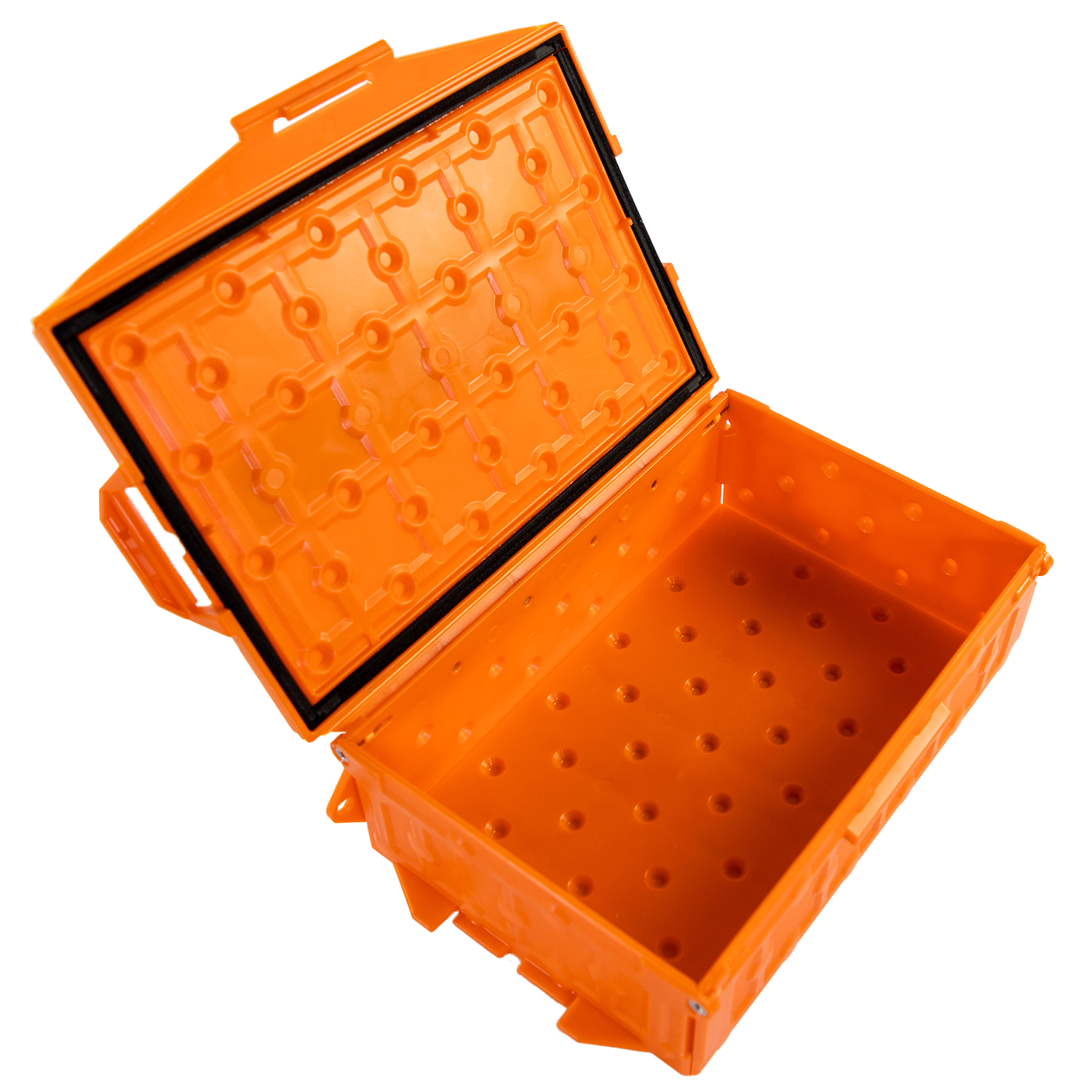 Jaskrawe, pomarańczowe pudełko dodatkowe YakAttack TracPak Spare Box Orange SSO-1003-OR-W do kajaków wędkarskich - sklep Kompas Boats.