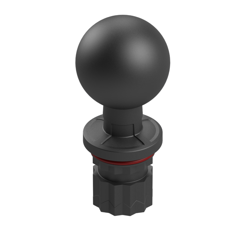 Armowany adapter BORIKA FASTen® Ab038 z kulą 1.5″ (38 mm) – uniwersalne przejście z systemu gwiazdkowego na gniazda kulowe dla cięższych akcesoriów.