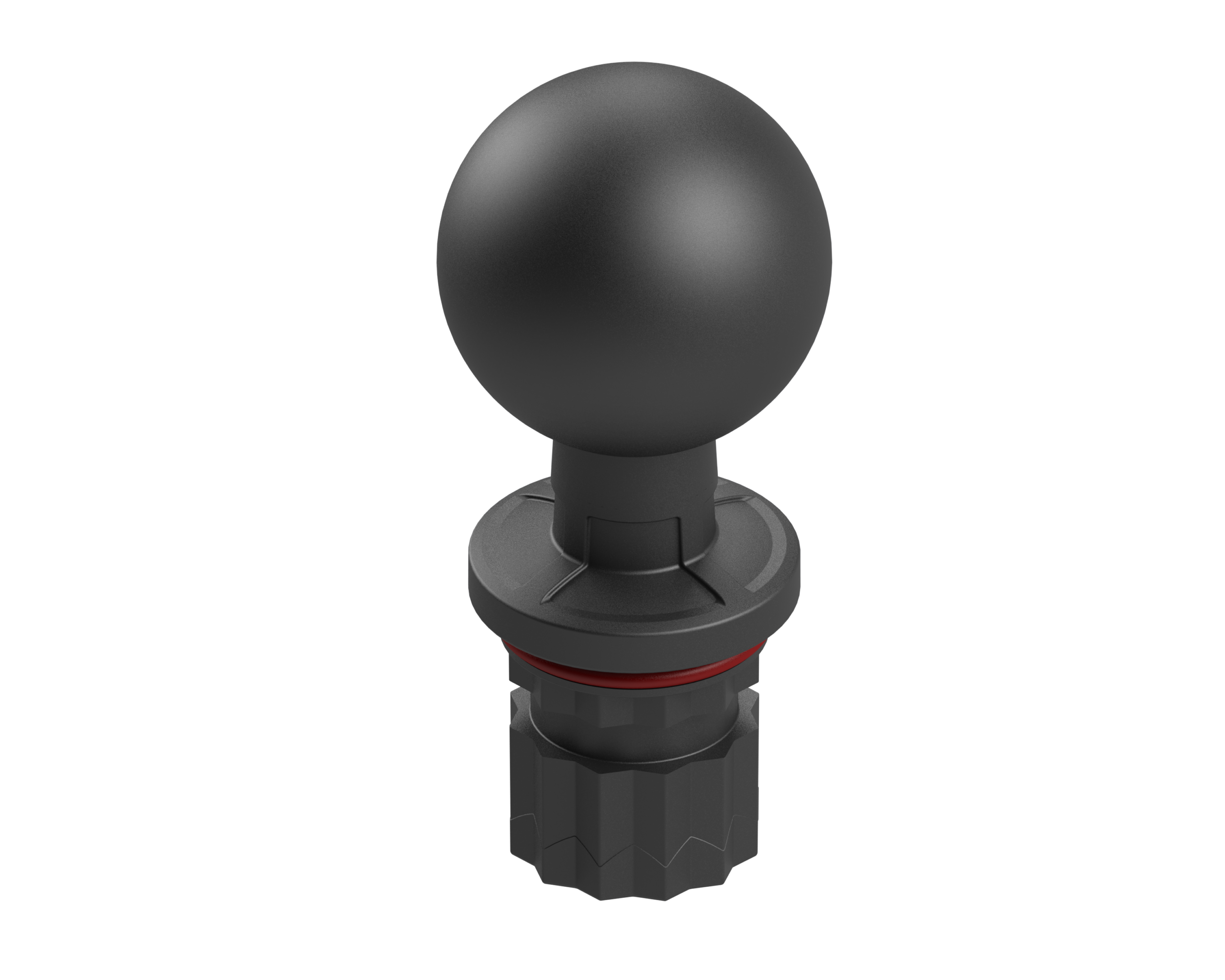 Armowany adapter BORIKA FASTen® Ab038 z kulą 1.5″ (38 mm) – uniwersalne przejście z systemu gwiazdkowego na gniazda kulowe dla cięższych akcesoriów.