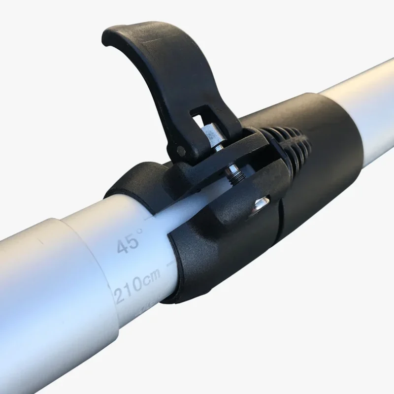 Zbliżenie na mechanizm regulacji długości VARIO i kąta skrętu w wiośle Point 65