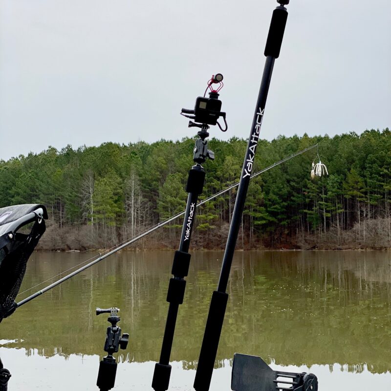 Wysięgnik do kamery sportowej na kajak YakAttack PanFish Pro Camera Mount